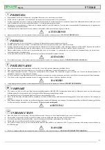 Preview for 3 page of Benassi FT 530 E Use And Maintenance