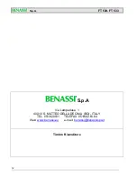 Preview for 12 page of Benassi FT 530 Use And Maintenance