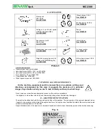 Preview for 5 page of Benassi MC 2300 REVERSO Instruction And Maintenance Manual