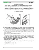 Preview for 6 page of Benassi MC 2300 REVERSO Instruction And Maintenance Manual