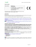 Preview for 3 page of Benassi MC 3300 Operation And Maintenance Manual