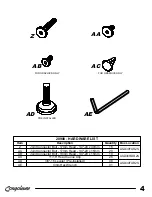 Предварительный просмотр 4 страницы Bench Dogs Congoleum 20900 Assembly Instructions Manual