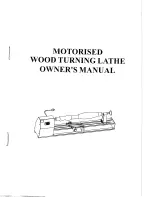 Bench Power Tools ML10001 Owner'S Manual preview