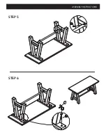 Предварительный просмотр 6 страницы Bench 102-057-100 Owner'S Manual & Assembly Instructions