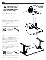 Предварительный просмотр 4 страницы BenchBUD Electric Height Adjustable Workbench Instructions Manual