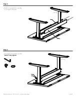 Предварительный просмотр 6 страницы BenchBUD Electric Height Adjustable Workbench Instructions Manual