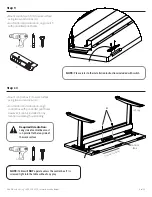 Предварительный просмотр 8 страницы BenchBUD Electric Height Adjustable Workbench Instructions Manual