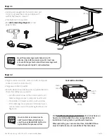 Предварительный просмотр 9 страницы BenchBUD Electric Height Adjustable Workbench Instructions Manual