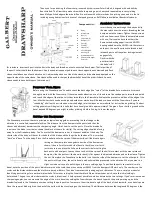 Предварительный просмотр 1 страницы Benchcrafted Drawnknife Hone-O-Matic Drawsharp Manual