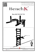 Preview for 1 page of BenchK DB 310/710 Assembly Instructions Manual