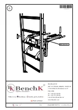 Preview for 8 page of BenchK DB 310/710 Assembly Instructions Manual