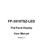 Предварительный просмотр 1 страницы BENCHMARK AUTOMATION SYSTEMS FP-3019TSZ-LED User Manual