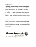 Предварительный просмотр 13 страницы Benchmark Scientific Incu-Shaker 10L Operation Manual