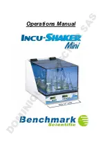 Предварительный просмотр 1 страницы Benchmark Scientific Incu-Shaker Mini Operation Manual