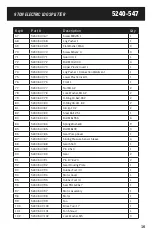 Preview for 17 page of Benchmark 5240-547 Manual