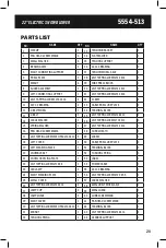 Предварительный просмотр 21 страницы Benchmark 5554-513 Manual