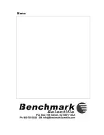 Предварительный просмотр 13 страницы Benchmark BSH6000 Operation Manual