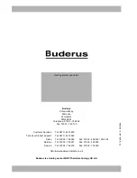 Preview for 8 page of Benchmark Buderus 600 - 28C User Manual