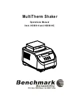 Preview for 1 page of Benchmark H5000-H Operation Manual