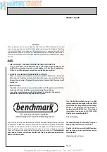 Предварительный просмотр 2 страницы Benchmark mCHP BoilerMate Design, Installation And Servicing Instructions