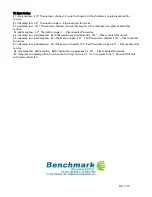 Preview for 2 page of Benchmark MyBath B2000-2 Instruction Manual