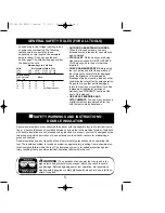 Preview for 5 page of Benchtop BENCHTOP 607691-00 Owner'S Manual