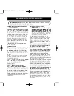 Preview for 18 page of Benchtop BENCHTOP 607691-00 Owner'S Manual