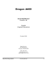 Preview for 3 page of Bend-Tech Dragon A400 Assembly Manual