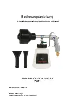 BENDEL TORNADOR-FOAM-GUN Original Instruction Manual предпросмотр