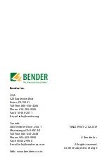 Preview for 2 page of Bender B662406 Manual