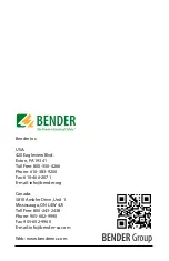 Preview for 44 page of Bender B662406 Manual