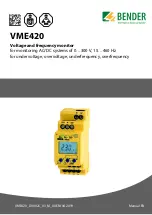 Preview for 1 page of Bender B73010001 Manual