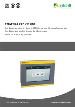 Bender COMTRAXX CP700 Quick Start Manual preview