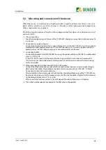 Preview for 23 page of Bender FTC470XET Operating Manual