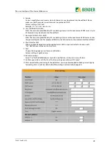 Preview for 43 page of Bender FTC470XET Operating Manual