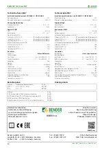 Preview for 12 page of Bender ISOMETER IR427 Manual