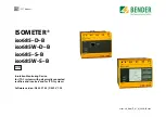 Bender ISOMETER iso685-D-B Manual предпросмотр