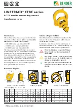 Предварительный просмотр 1 страницы Bender LINETRAXX CTBC series Quick Manual