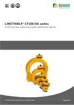 Bender LINETRAXX CTUB100 Series Manual preview