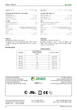 Предварительный просмотр 94 страницы Bender MEDICS USC710D4 HA Series Operating Manual