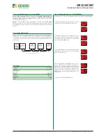 Preview for 2 page of Bender MK2000CBM Installation Bulletin / Reference Manual