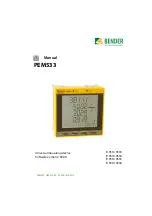 Bender PEM533 Manual предпросмотр