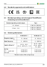 Предварительный просмотр 39 страницы Bender RCMA420 Manual