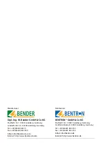 Preview for 100 page of Bender UNIMET 1000ST Operating Manual