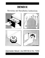 BENDIX 71288 Operating And Installation Instructions предпросмотр