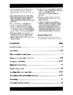 Preview for 3 page of BENDIX 71478 Operating And Installation Instructions