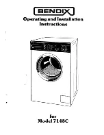 Preview for 1 page of BENDIX 7148C Operating And Installation Instructions