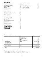 Preview for 2 page of BENDIX BDW 60 Instruction Book