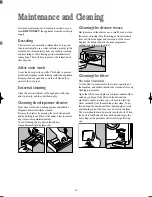 Preview for 16 page of BENDIX BIW 1000W Operating & Installation Instructions Manual