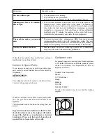 Preview for 21 page of BENDIX BIW 102 Operating & Installation Instructions Manual